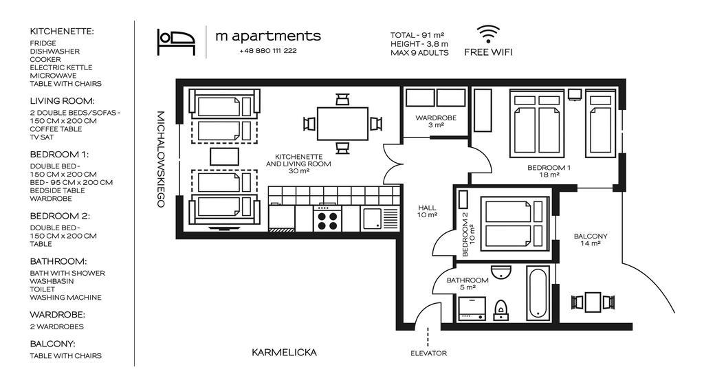 M Apartments Krasków Εξωτερικό φωτογραφία